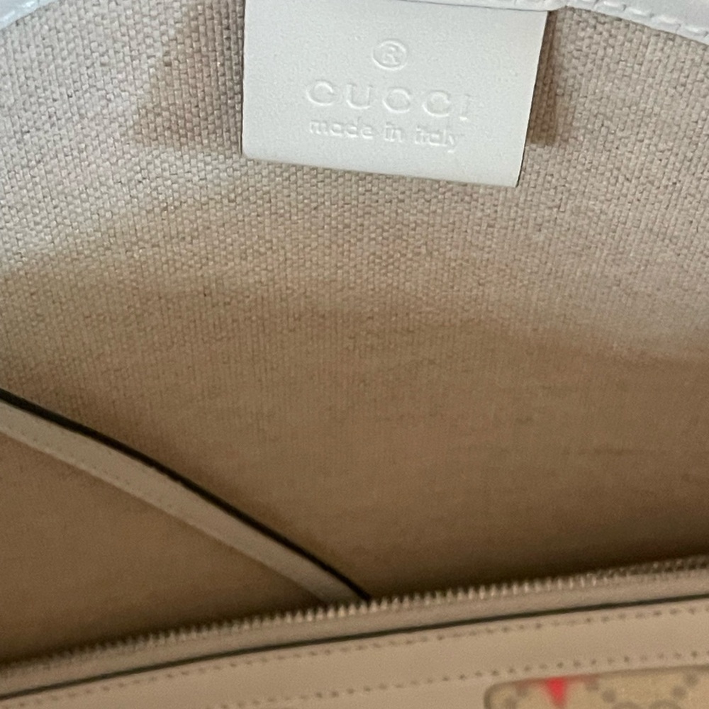 Gucci White Tote with Multicolor Stars - Picture 4 of 12